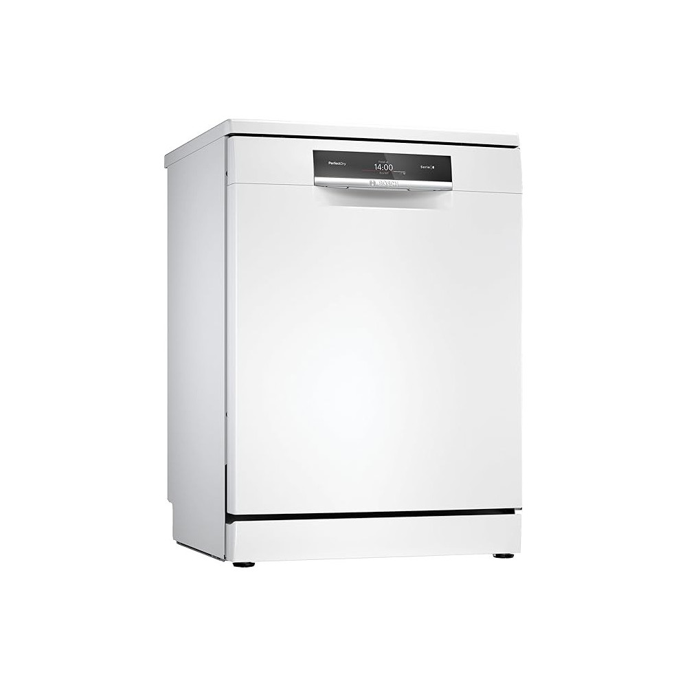 Bosch Series 8 Free-Standing Dishwasher, 13 Place Settings, Remote Start, HygienePlus 60 Cm, White SMS8ZDW86M