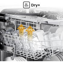 Hisense 13 Place Settings, 2 Baskets, 8 Programs, 3 In 1 With Self Clean And Dry, Cutlery Basket, Water Overflow Consumption, HS622E90X