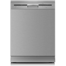 Sharp 12 Place Settings 6 Programs Free Standing Dishwasher, Silver- QW-MB612-SS