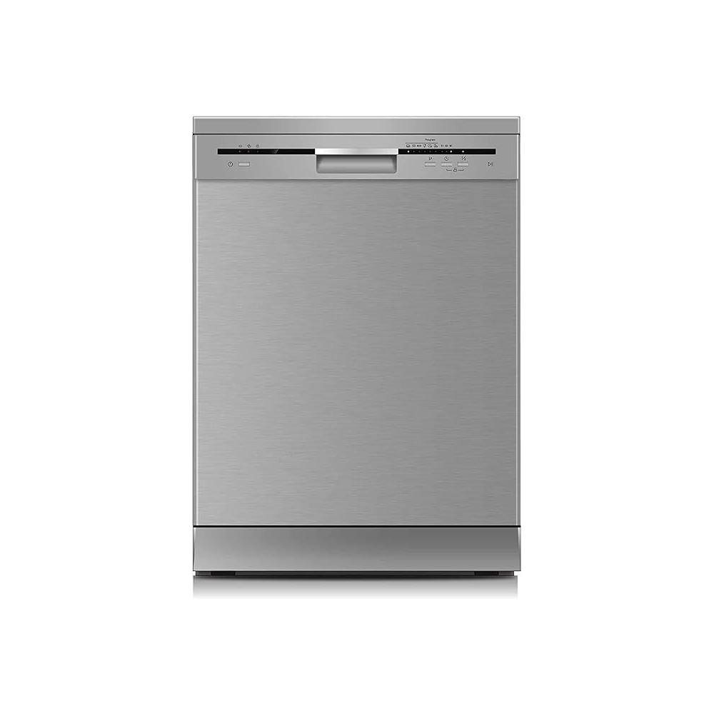 Sharp 12 Place Settings 6 Programs Free Standing Dishwasher, Silver- QW-MB612-SS
