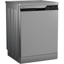 Hitachi Dishwasher Freestanding, 14 Place Setting, 6 Programs, Intensive Wash, Glass Care, Inverter Motor-Turbo Washing, Gentle Washing At 40 Degree C, Silent Dishwasher, Overflow Safety, Inox, HDF-F146VS