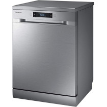 Samsung 7 Programmes 14 Place Settings Free Standing Dishwasher, Silver, DW60M6050FS