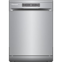 Bompani 13L 13-Place Setting Freestanding Full Size Dishwasher With LED Digital Display, 8 Programs, 2 Racks, 3-In-1 Function, Child Lock, Half-Load, Delay Start, Stainless Steel, BO5011I