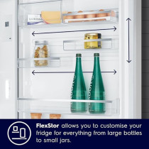 Electrolux 600L Gross Side By Side 4 Door Premium Refrigerator, Inverter Compressor, French Door Fridge, Eventemp Cooling System, Large Metal Bottle Rack, Stainless Steel, EQA6000X