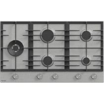 Bompani 90Cm Built-In Hob, 5 Gas Euro Type Pool Burners, Sabaf Burners, Stainless Steel Body, BO293MQT, Silver