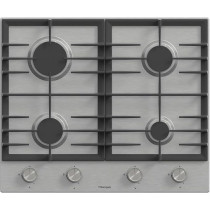 Bompani 60Cm Built-In Hob, Stainless Steel, 4 Gas Euro Type Pool Burners, Sabaf Burners, Mechanical Control, Cast Iron Supports, BO213MKT