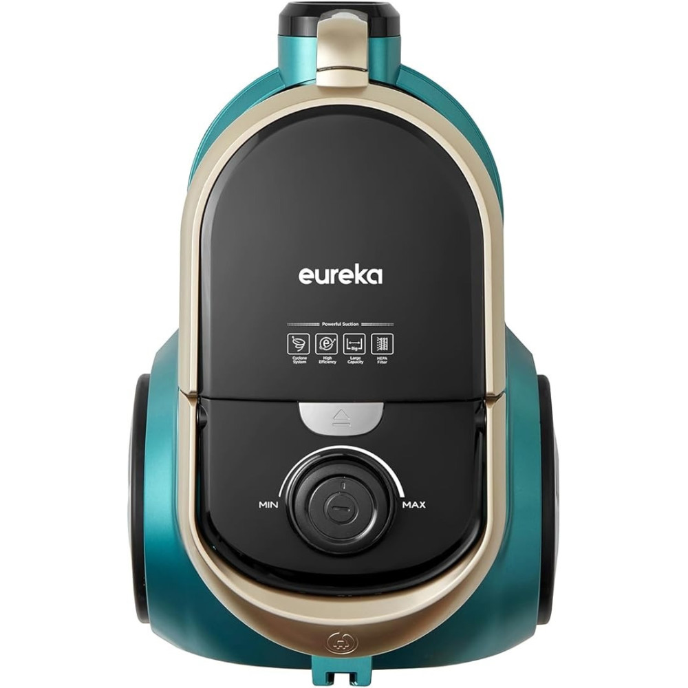 Eureka 2000W Vacuum Cleaner 2.2L Dust Cup Cyclone Filtration Canister Bagless Vacuum Cleaner Washable Fliter For Pet Hair, Carpet, Tile, 220V, Apollo