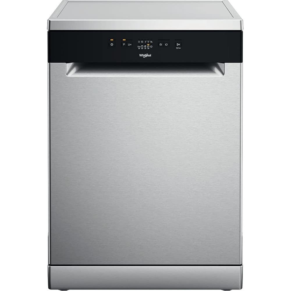 Whirlpool Dishwasher Inox Colour, Full Size, WFE2B19XUKN, Silver