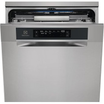 Electrolux 13 Place Settings Freestanding Low Noise Dishwasher, 8 Programs, Inverter Motor, Fully Automatic With Satellite Clean Technology, Comfort Lift, Maxi Flex, ESC87300SX, Silver