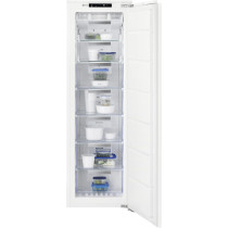 Electrolux Built In Upright Freezer 204L Net Capacity, No Frost Technology, Electronic Touch Controls With Lcd Display, Fast Freeze System, High Efficiency And Low Noise, Reversible Door, EUC2244AOW