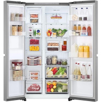 LG Side By Side Refrigerator,Capacity, Prime Silver, 658 Liter