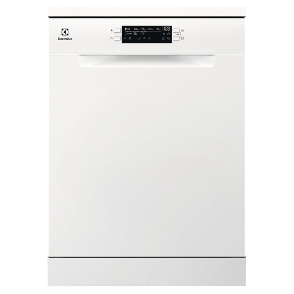 Electrolux Freestanding Dishwasher 60Cm, 13 Place Settings, 8 Programs, Inverter Motor, Fully Automatic With Advanced Airdry Technology, Extrahygiene And Eco Program, Low Noise Level, ESA47301SW, White