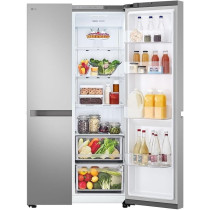 LG Side By Side Refrigerator,Capacity, Prime Silver, 658 Liter
