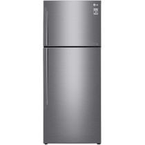 LG 438 Liters Top Mount Refrigerator, Multi Air Flow, Platinum Silver