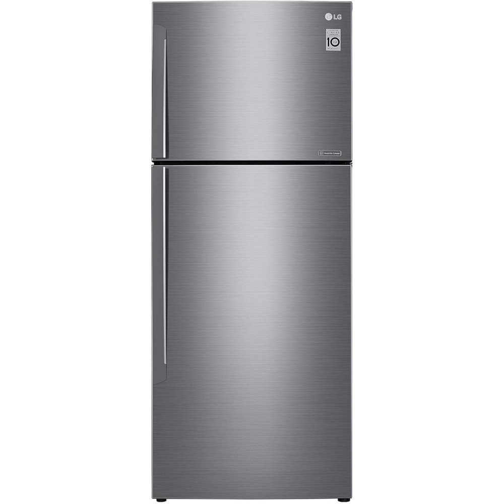 LG 438 Liters Top Mount Refrigerator, Multi Air Flow, Platinum Silver