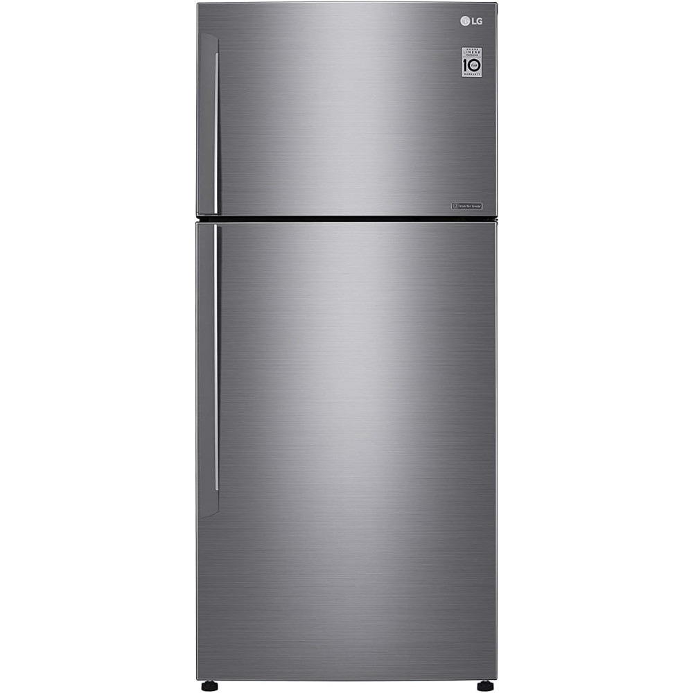 LG 547 Liters Top Mount Refrigerator, Platinum Silver - GN-C782HLCU