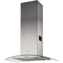 Electrolux 90Cm Island Hood With Powerful Hood Motor Push Button Controls With 3 Speeds, 4 LED Spotlights, Stainless Steel And Glass, Hood Motor Clears The Air Quickly And Efficiently, LFI519X