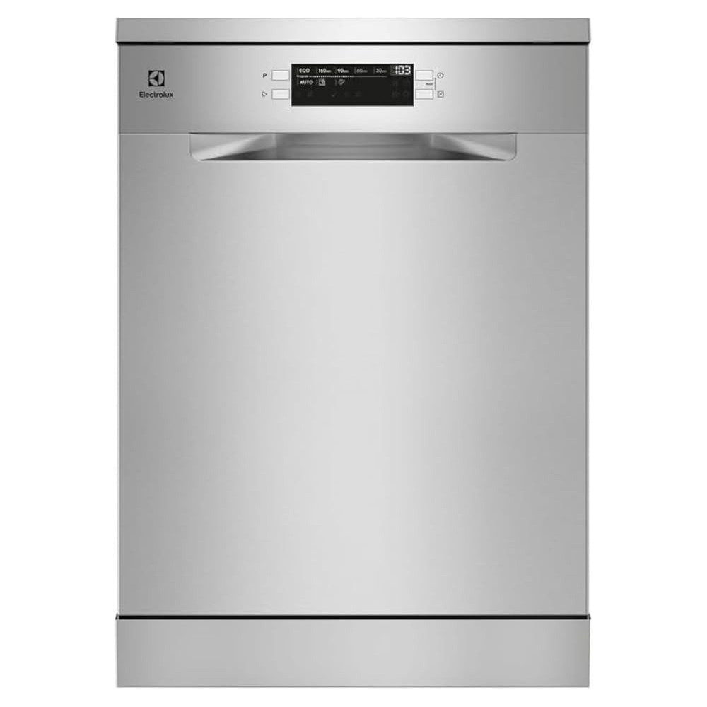 Electrolux Freestanding Dishwasher 60Cm, 13 Place Settings, 8 Programs, Inverter Motor, Fully Automatic With Advanced Airdry Technology, Extrahygiene And Eco Program, Low Noise Level, ESS47311SX, Silver