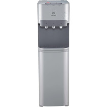 Electrolux Bottom Loading Water Dispenser, Hot Cold And Ambient Temperature, European Quality Floor Standing Water Cooler With LED Indicator, Child Safety Lock, Best For Home/Office, Silver, EDBMFDXSG