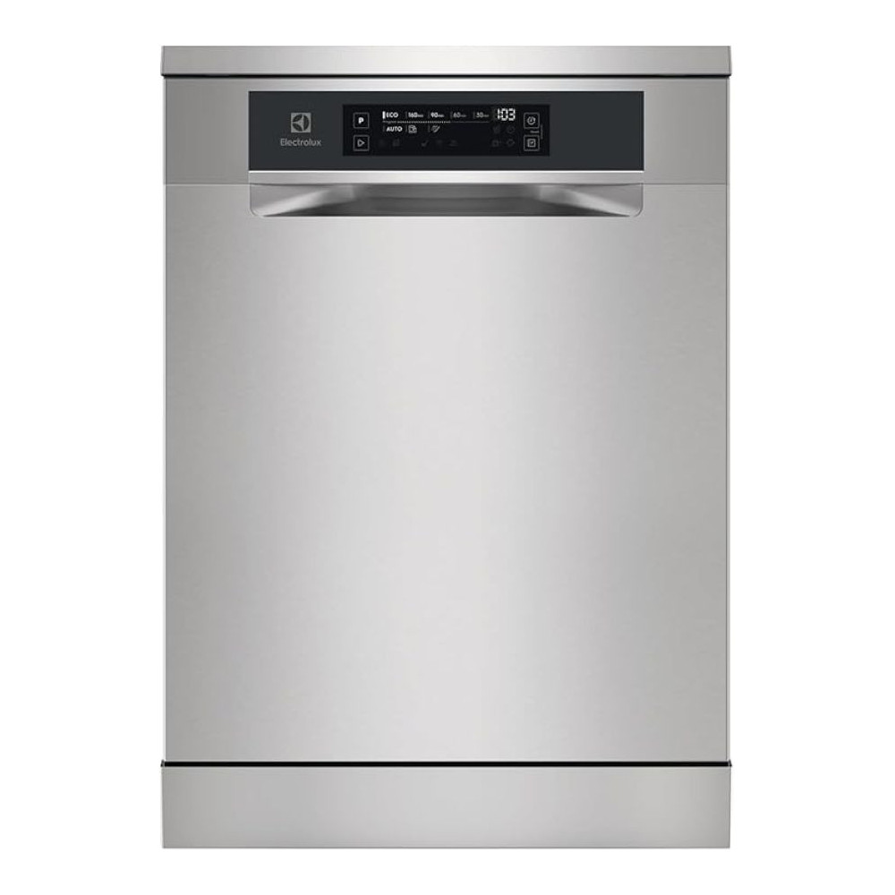 Electrolux 15 Place Settings Freestanding Dishwasher With 8 Programs, Inverter Motor, Fully Automatic With Satellite Clean Technology, Sensor Control, Low Noise Level, ESZ89300SX Silver