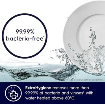 Electrolux 15 Place Settings Freestanding Dishwasher With 8 Programs, Inverter Motor, Fully Automatic With Satellite Clean Technology, Sensor Control, Low Noise Level, ESZ89300SX Silver