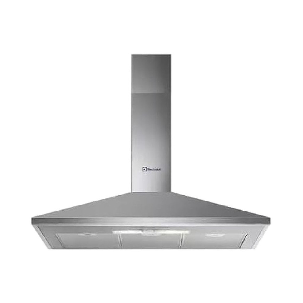 Electrolux 90Cm Chimney Extractor Hood With 3 Speed Settings, Powerful Motor, LED Lights And Dishwasher-Safe Aluminum Mesh Filter, Stainless Steel, ECC9151S