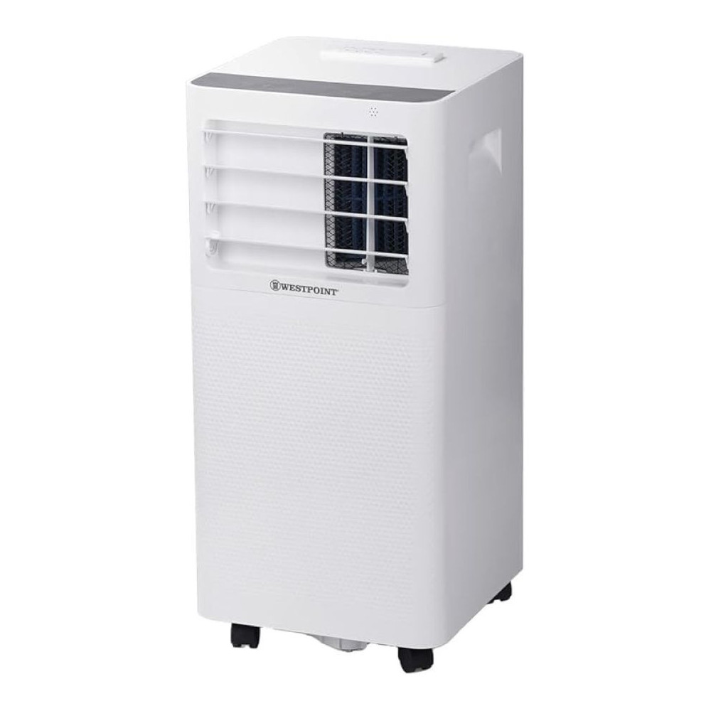 Westpoint 1 Ton Portable Air Conditioner, 12000 BTU, Rotary Compressor, Moisture Removal, Digital Display, Easy Clean Filter, Self Diagnosis, Auto Restart, Sleep Mode, Low Noise, WPT-1224LRC