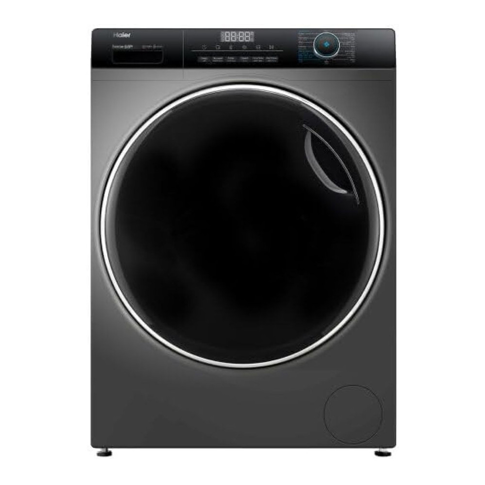 Haier 9Kg Front Load Washing Machine Free Standing Super Drum Auto Weight Laser Welding Child Lock Pillow Drum Quick Wash Clean Jet Spray Ai-Db Color Starry Silver, HWD90-BP14929S6