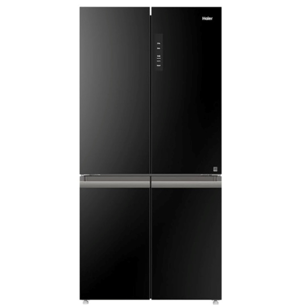 Haier Side by Side French Door 4 Doors Refrigerator Fridge Sorted Storage Natural Freshness Humidity Zone (HCS) Twin Inverter Technology My Zone Gross Capacity 700L Black, Model HRF-700BG