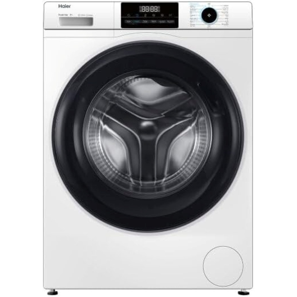 Haier 7kg Front Load Washing Machine Free Standing 525MM Super Drum Inverter Motor Hygiene Care Refresh Laser Welding Rat Guard Baseplate Color White Model HW70-BP12929A