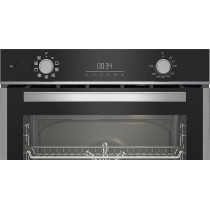 Beko 60Cm Builtin Electric Oven With 9 Cooking Function Steamaid Oven, 72 Liters Oven,Conventional Fan Oven, Digital Touch Control, A Energy Rating, Catalytic Selfcleaning Oven, Black, BBIS14300XCSE