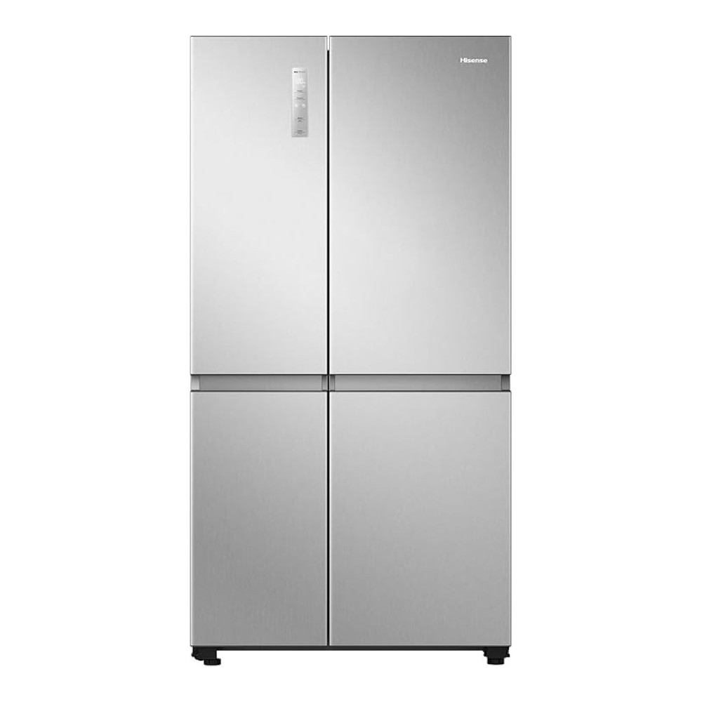 Hisense 869 Liters Side By Side Refrigerator With Wifi Connectivity, Inverter Compressor, No Frost Technology, Precision Electronic Control, Silver, RS3N668SAI3