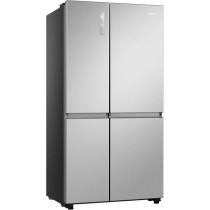Hisense 869 Liters Side By Side Refrigerator With Wifi Connectivity, Inverter Compressor, No Frost Technology, Precision Electronic Control, Silver, RS3N668SAI3