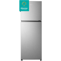 Hisense Top Mount Refrigerator 320L Net Capacity, Twist Ice Maker, No Frost, Moisture Fresh Crisper, LED Interior Light, Deodorizing Filter, Multi Air Flow, Silver, RT3N418NAI