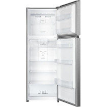 Hisense Top Mount Refrigerator 320L Net Capacity, Twist Ice Maker, No Frost, Moisture Fresh Crisper, LED Interior Light, Deodorizing Filter, Multi Air Flow, Silver, RT3N418NAI