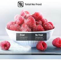 Hisense Upright Fridge With Digital Display, Metal Tech Cooling, Multi Air Flow, Total No Frost, RL484N4ASU