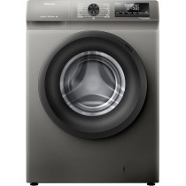 Hisense 7 Kg Front Load Slim Drum Washing Machine, Inverter Motor 1200 Rpm, Quick Wash, Pause And Add Function, Allergy Steam Care, Titanium Grey, WFQP7012T
