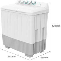 Hisense Twin Tub Washing Machine, 14 Kg, XPB140SXC14