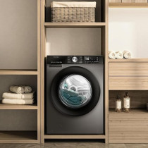 Hisense 3S Series 9 Kg Washing Machine With Inverter Motor, Smart Wifi, 1400 Rpm, 15 Programs, Auto Wash, Titanium Grey, WF3S9043BT