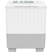 Hisense 7 Kg Twin Tub Washing Machine, White, XPB805001