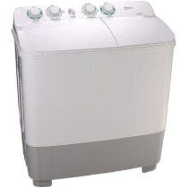 Hisense 10 Kg Twin Tub Washing Machine, White, XPB100SXA14