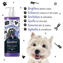 Bugalugs 500Ml Maxi White Dog Shampoo