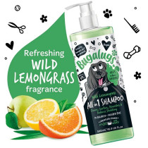 Bugalugs 500Ml All In 1 Wild Lemongrass Shed Control Dog Shampoo