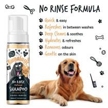 Bugalugs 200Ml Oatmeal With Coconut And Lime Paw Cleaner No Rinse Foam Shampoo