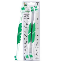 Bugalugs Double Ended Toothbrush For Dogs And Cats, 2Pcs