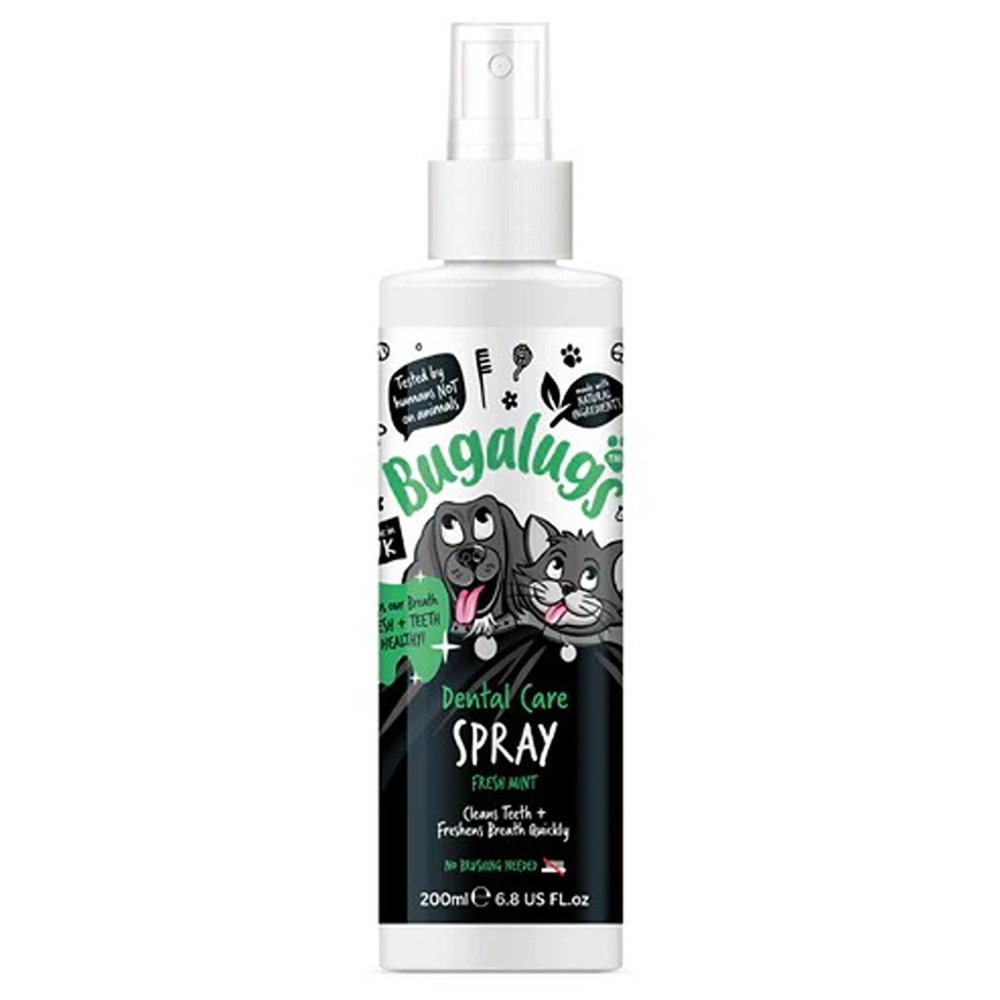 Bugalugs 200Ml Dental Care Spray For Dogs And Cats