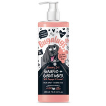 Bugalugs 500Ml 2In1 Papaya And Coconut Cat Shampoo And Conditioner