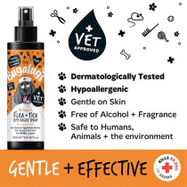 Bugalugs 200Ml Antiseptic Flea And Tick Bite Relief Spray For Pets