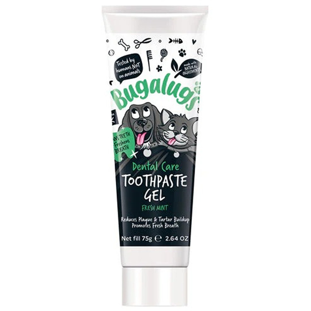 Bugalugs 75G Dental Care Toothpaste Gel For Dogs And Cats