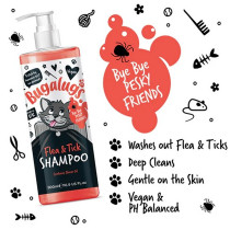 Bugalugs 500Ml Flea And Tick Cat Shampoo